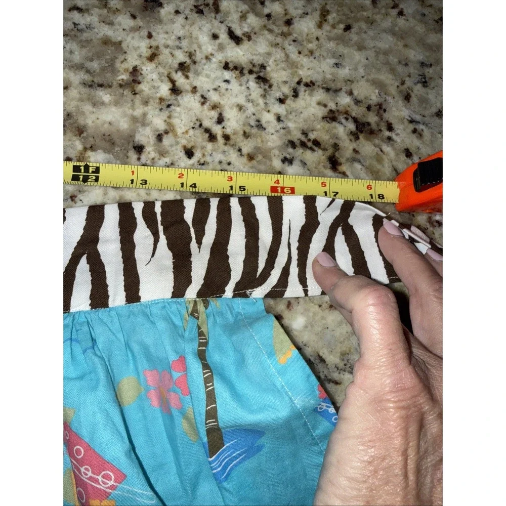 Handmade Waist Apron Beautiful Animal Print The Yellow Part Has Glitter. 5452‎